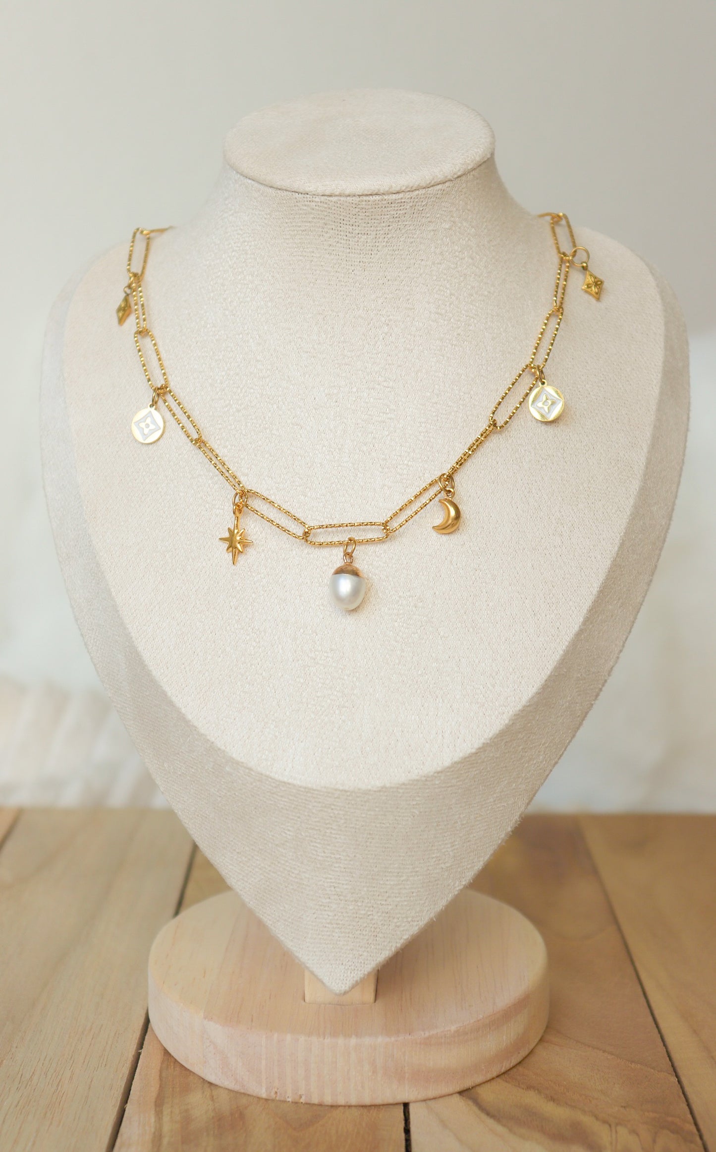 Collier breloques Selena
