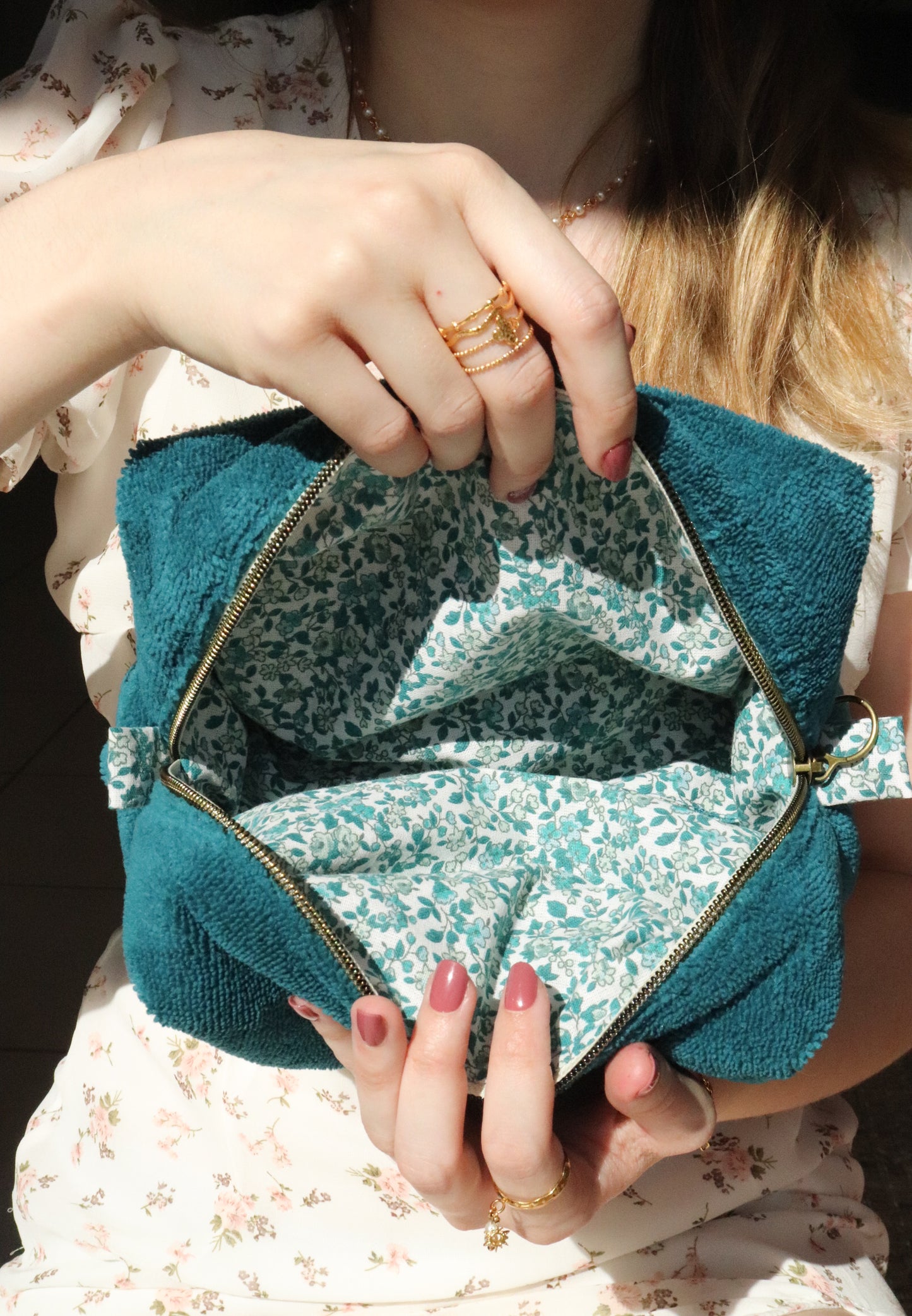 Trousse Aur'Dinaire / Bleu canard