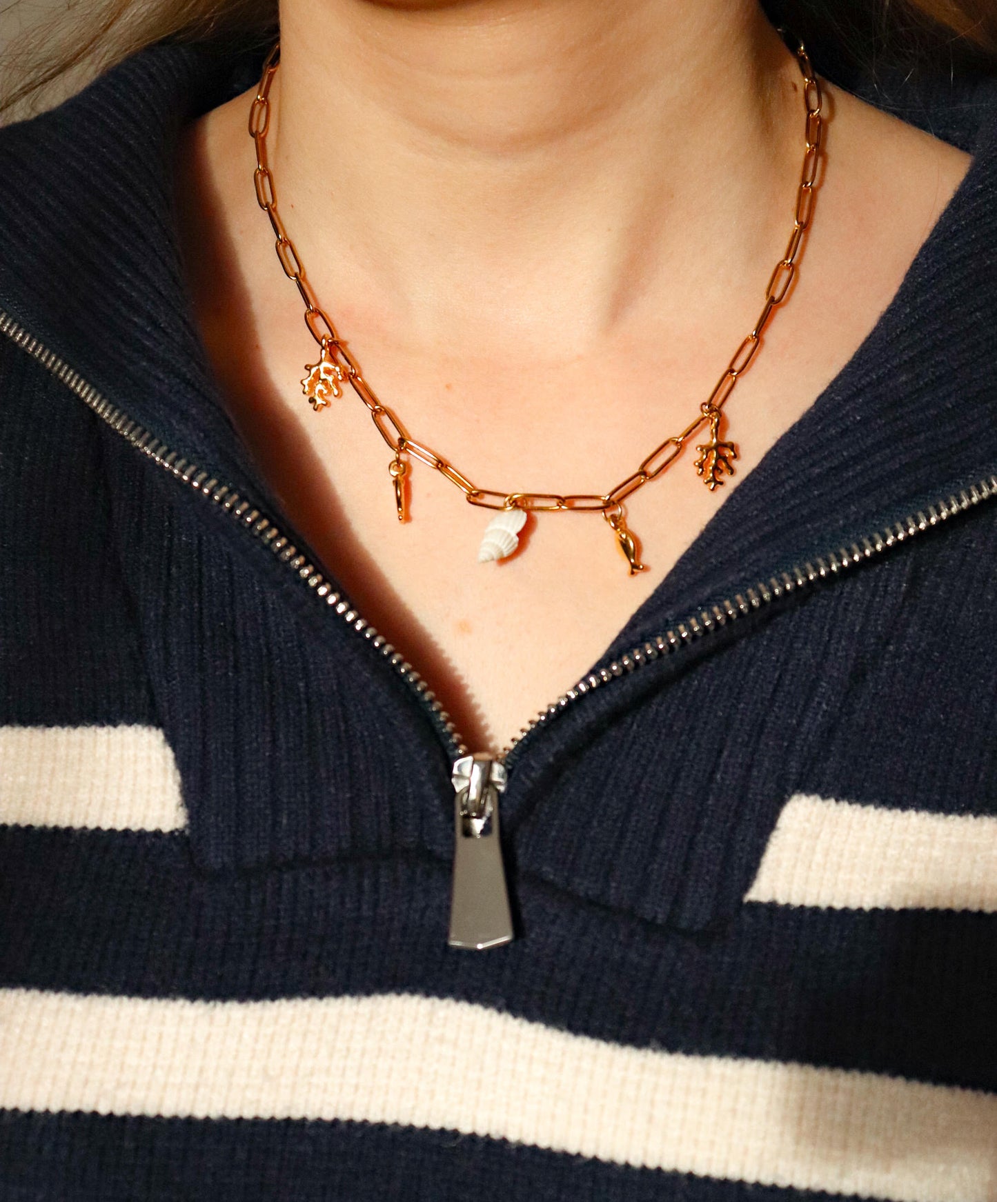 Collier breloques Ariel