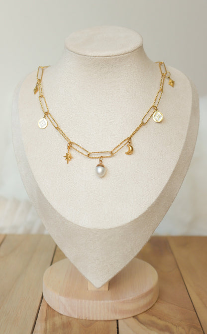 Collier breloques Selena