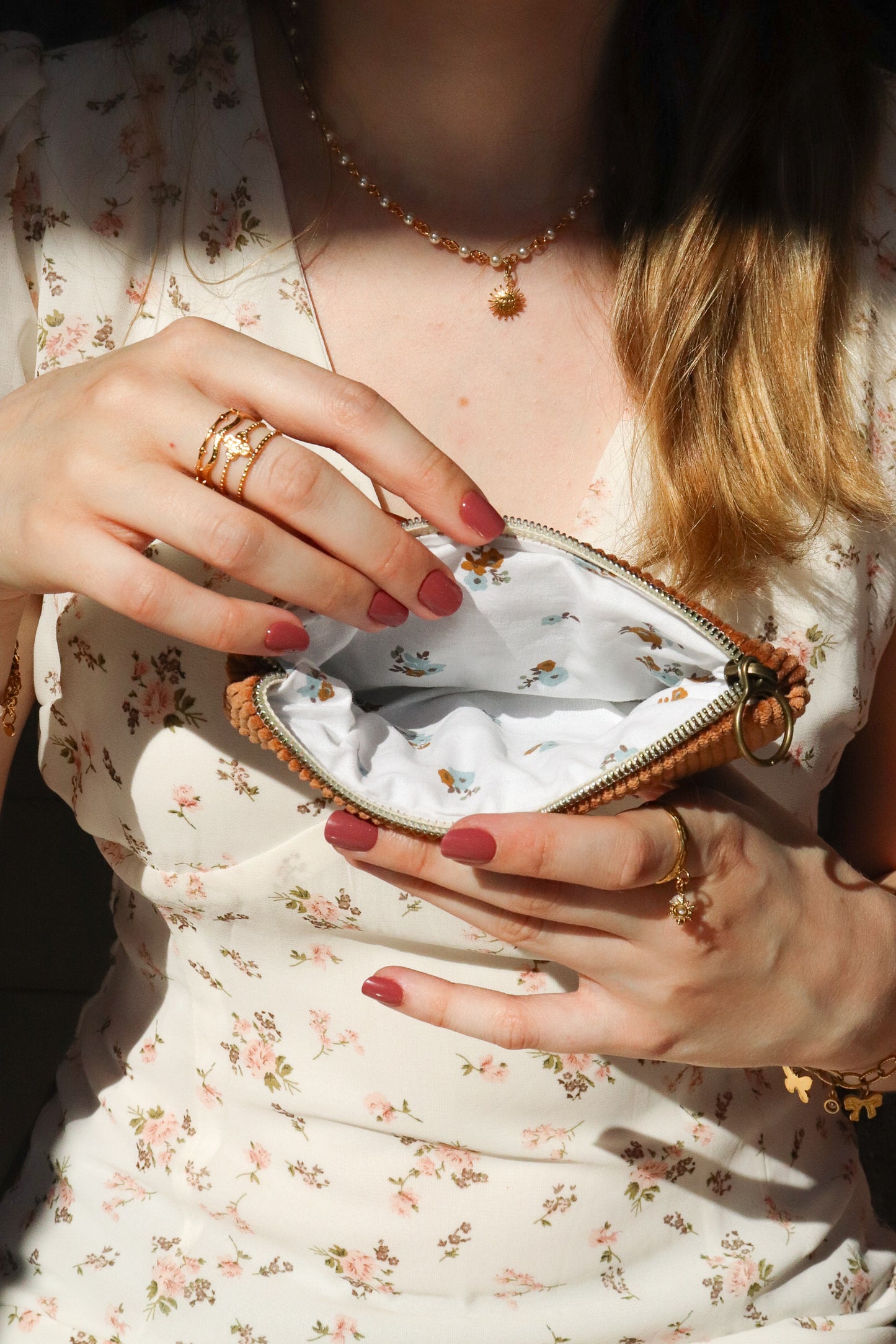 Petite Pochette Aur'Dinaire / Marron