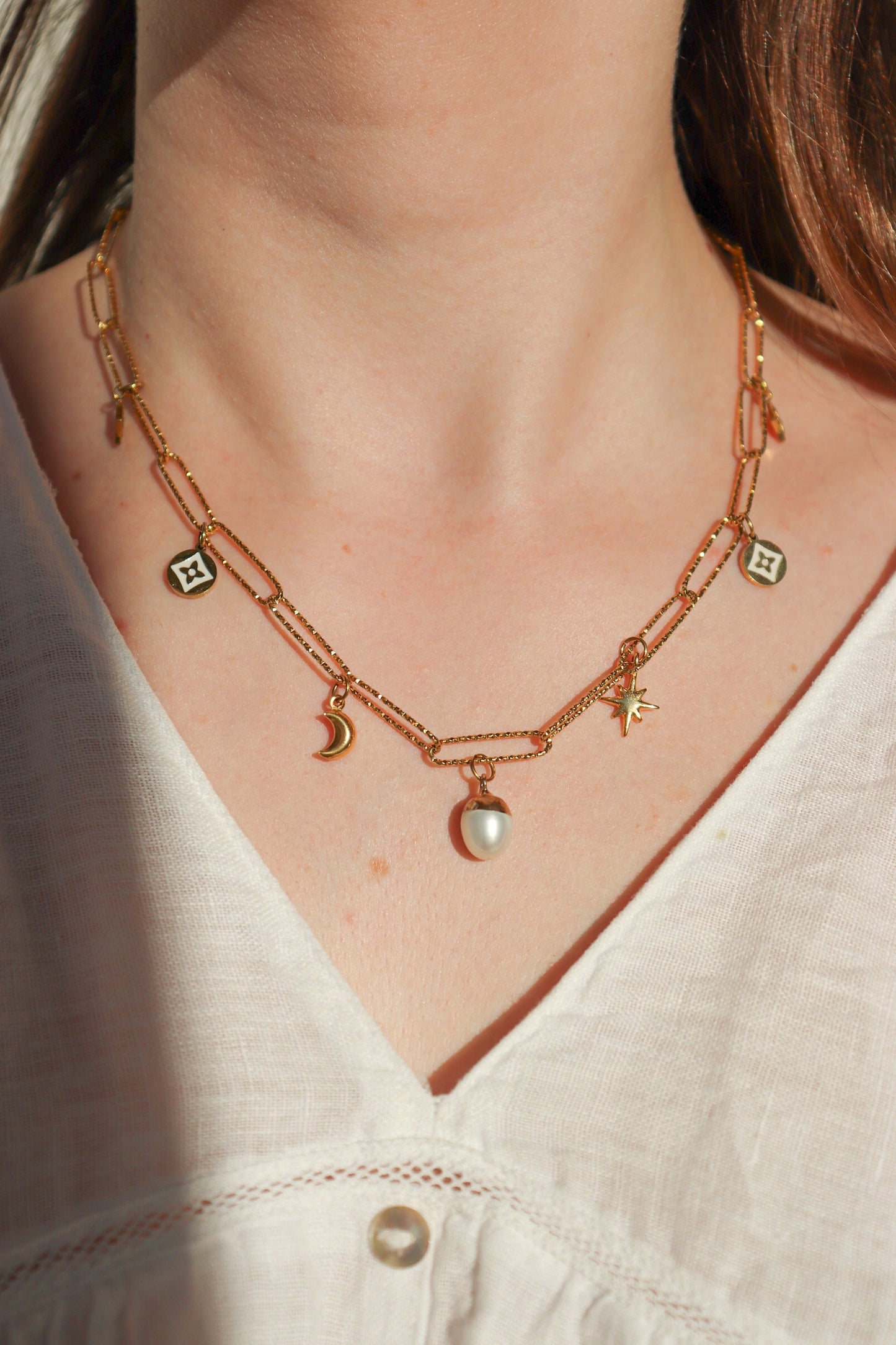 Collier breloques Selena