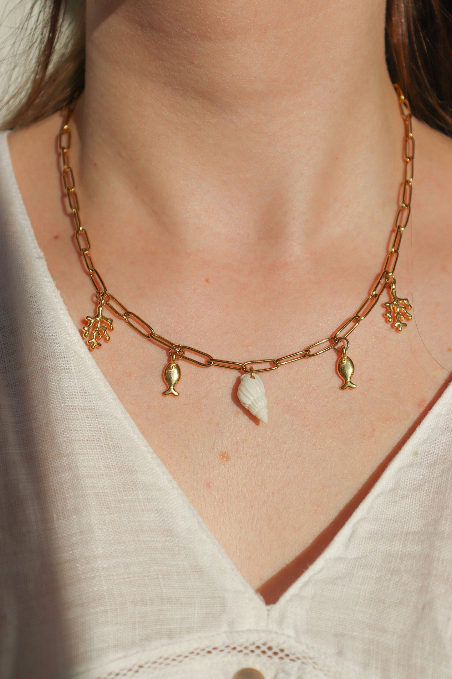 Collier breloques Ariel