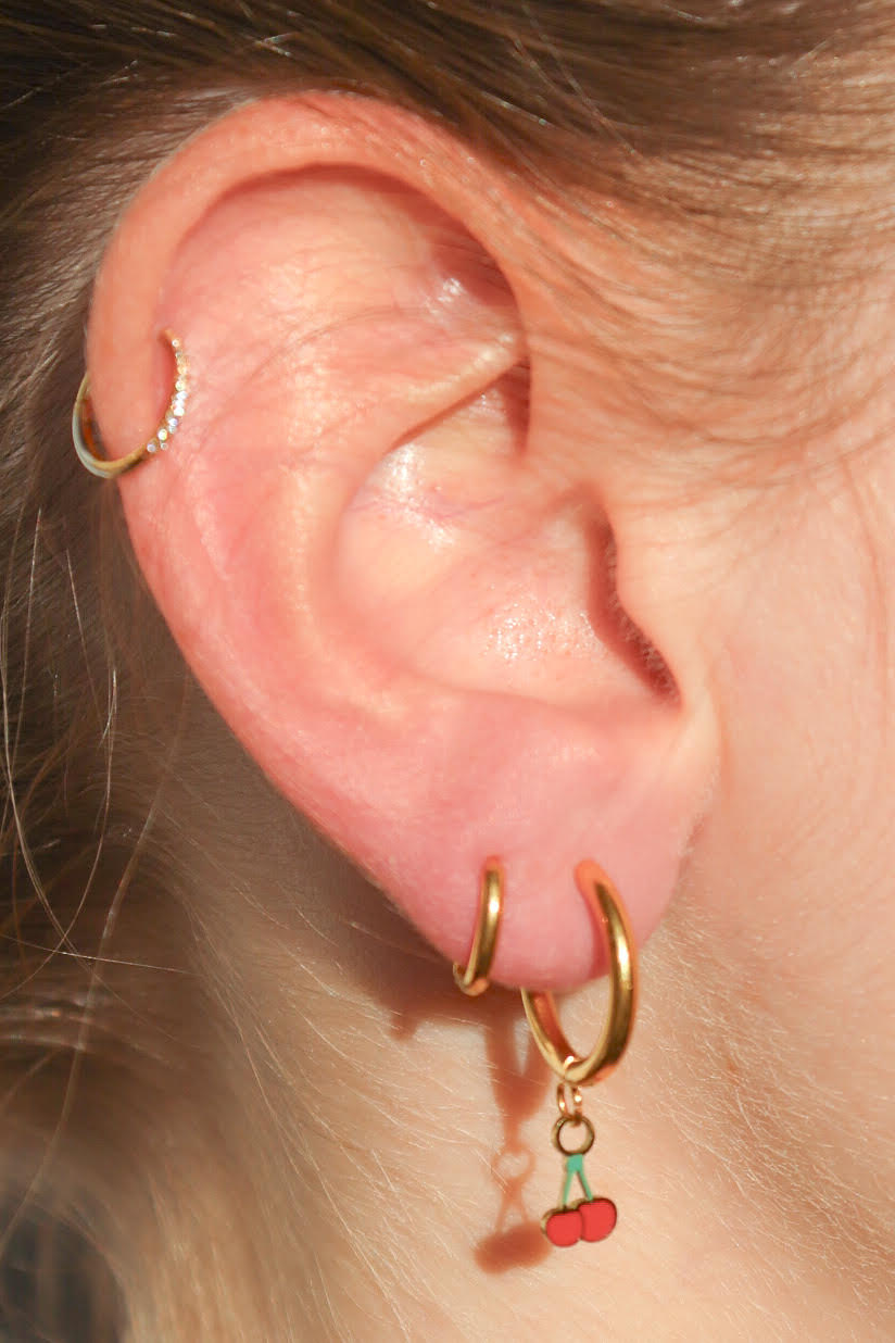Boucles d'oreilles Cerise
