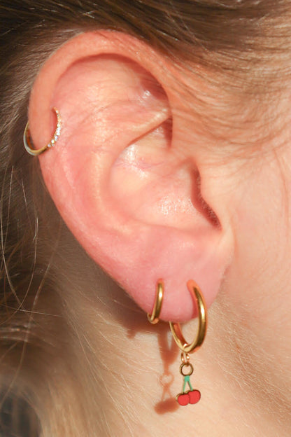 Boucles d'oreilles Cerise