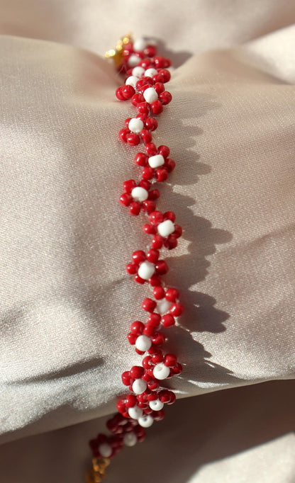 Bracelet Julie / bordeaux