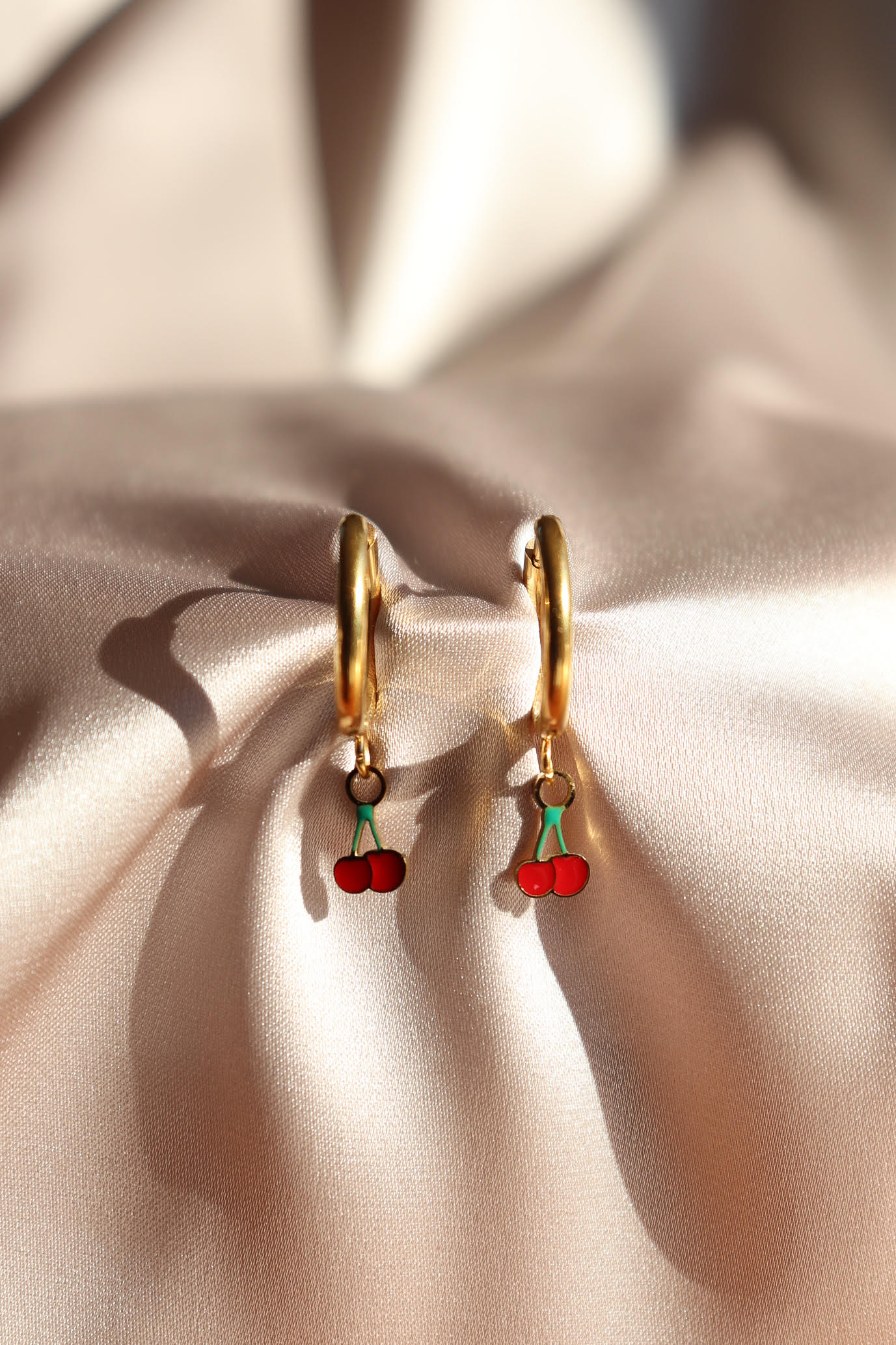 Boucles d'oreilles Cerise